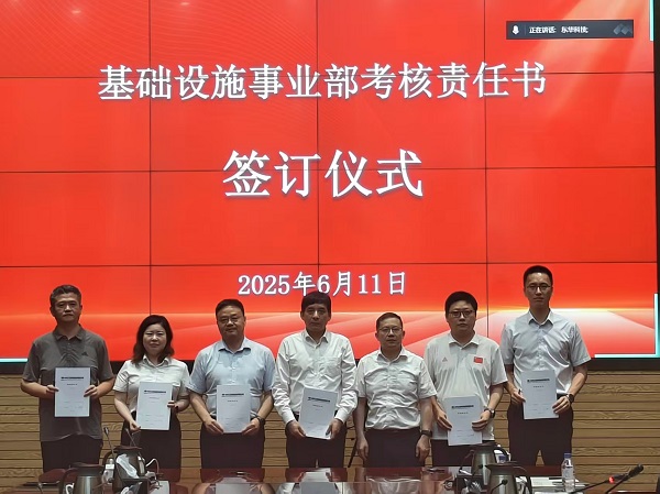 基础设施事业部与所辖部门签订考核责任书2 - 副本